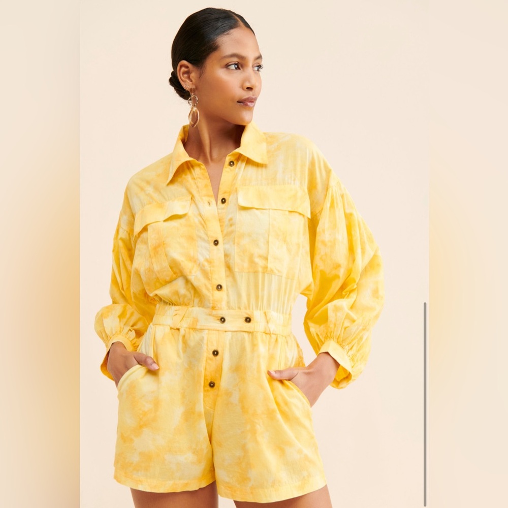 BNWT Jen’s Pirate Booty Satisfaction Tie-Dye Romper S